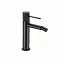 Grifo bidet monomando Line black gun metal de Imex
